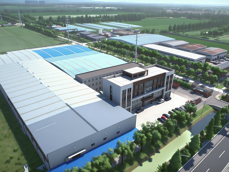 Factory-aerial-view